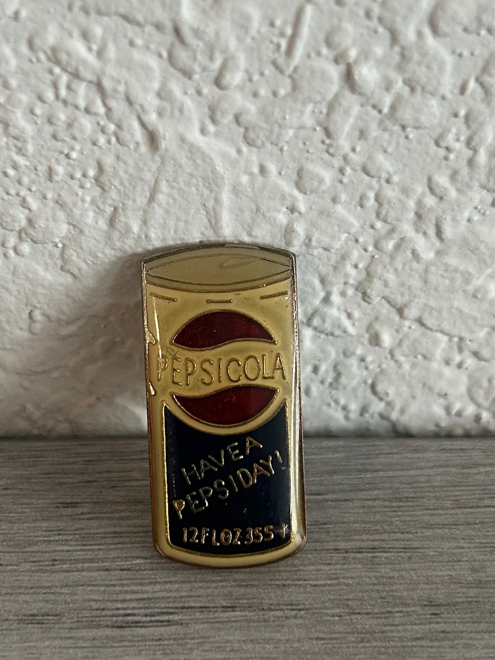 Vintage 1970s Pepsi-Cola Can Enamel Lapel Pin